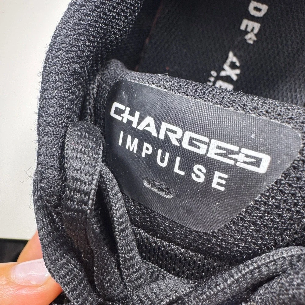 Under Armour Charged Impulse 2 Knit Womens Size 11 Black Running Shoes